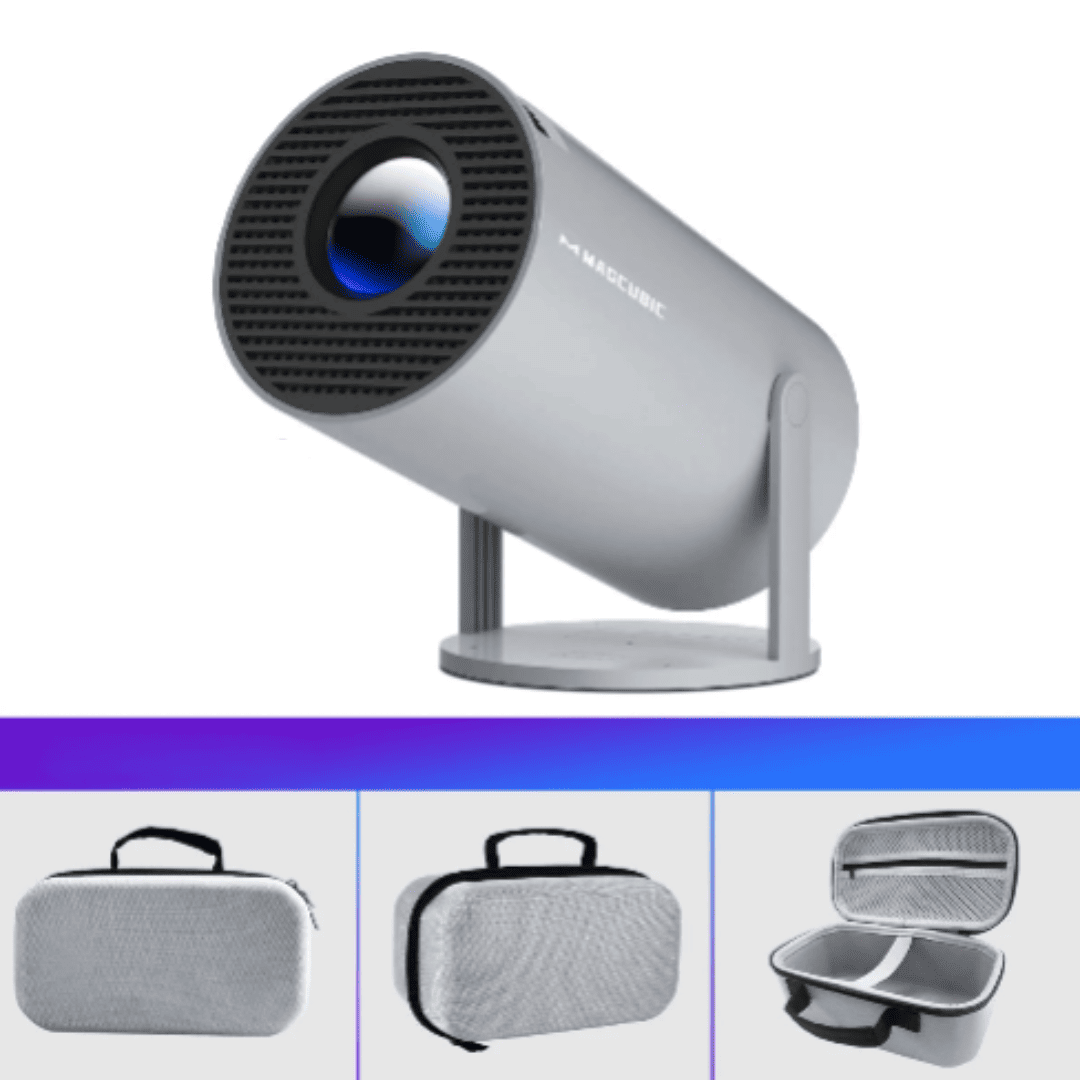 Projetor Portátil Android 11 Smart WiFi 6 Bluetooth 5.0 1080p | Loja Bosque