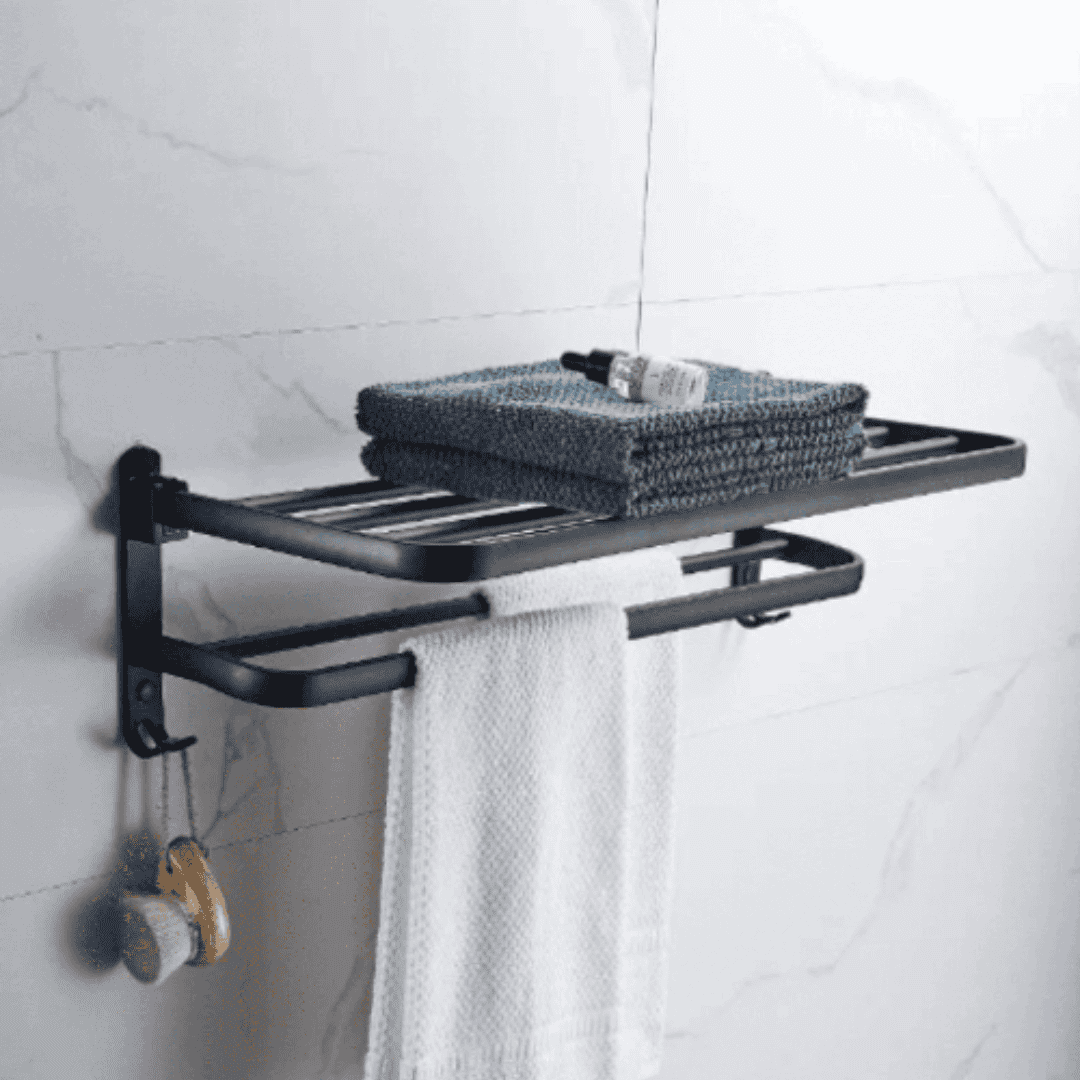 Toalheiro Dobrável Inox | Loja Bosque