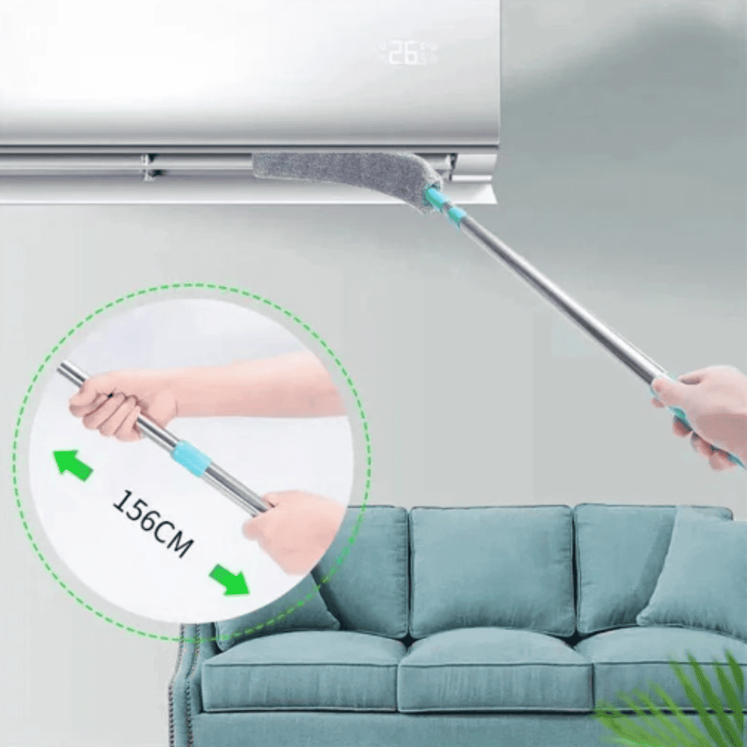 Mop de Cabo Longo da CleanReach™  para Limpeza de Pisos, Tetos , Sofás e Camas | Loja Bosque