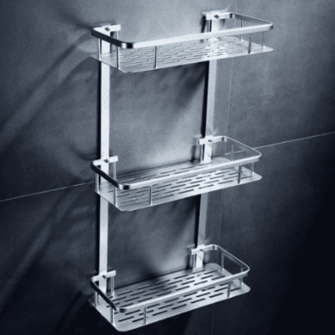Prateleira para Banheiro em Aço Inox - Elegância e Durabilidade | Loja Bosque