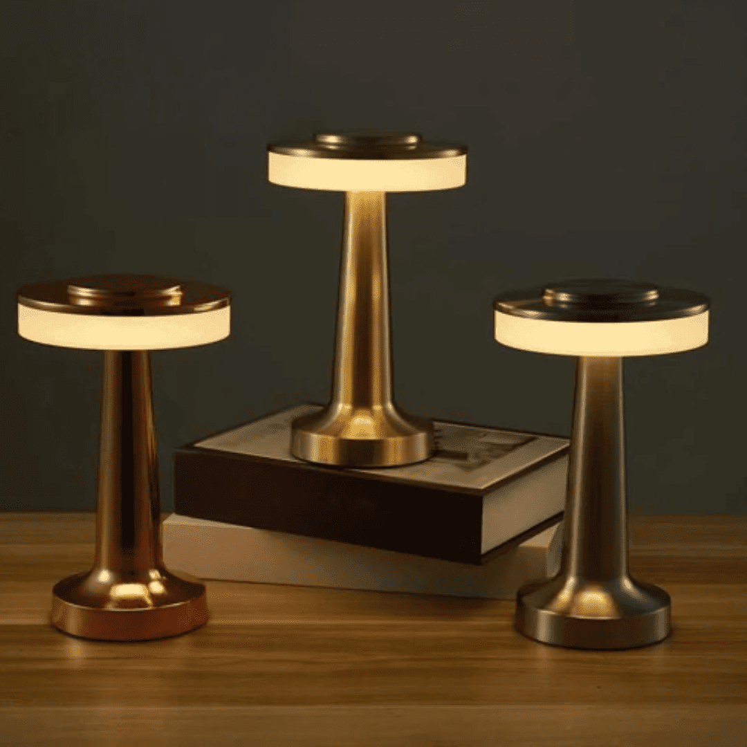Luminária Led Mesa Retro | Loja Bosque