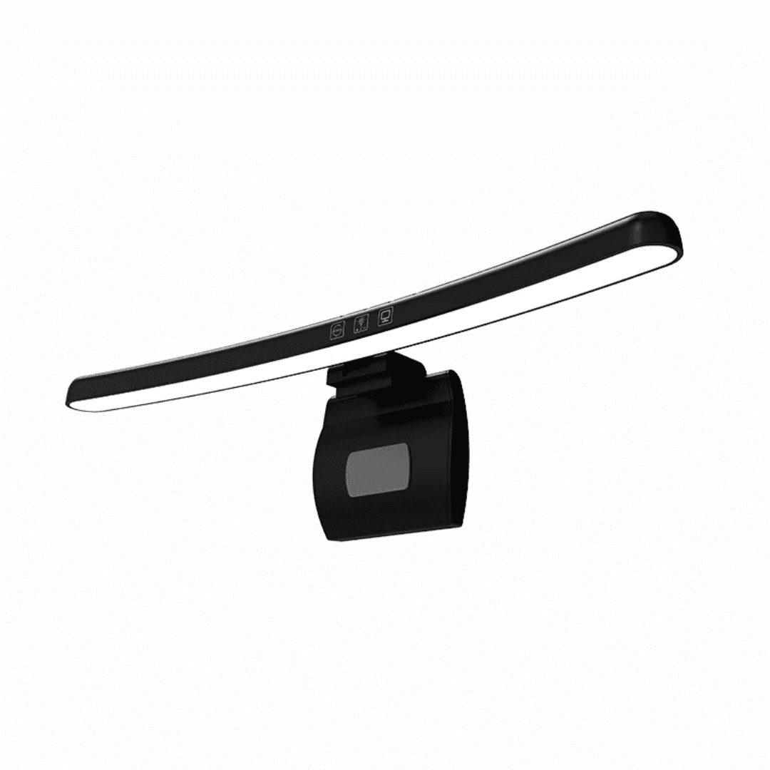 Luminária LED para Monitor Reto e Curvado 252mm –  7 Cores Ajustáveis para Conforto Visual | Loja Bosque