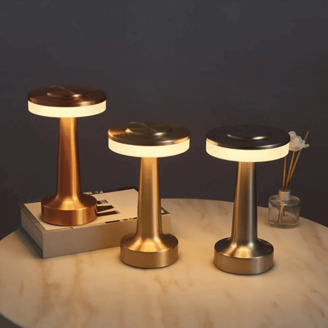 Luminária Led Mesa Retro | Loja Bosque