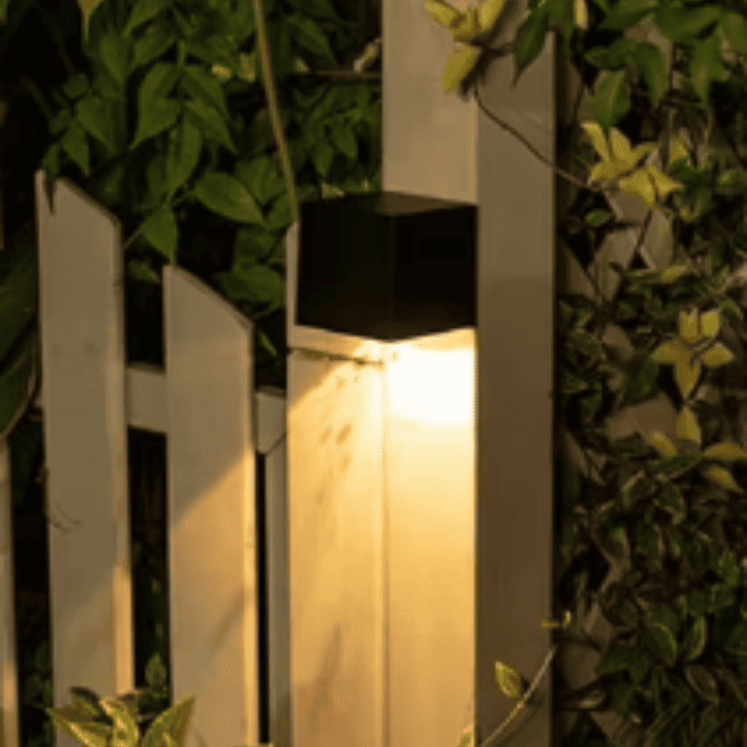 Luminária Solar de Parede À Prova D'água Para Jardim Muro e Varanda | Loja Bosque