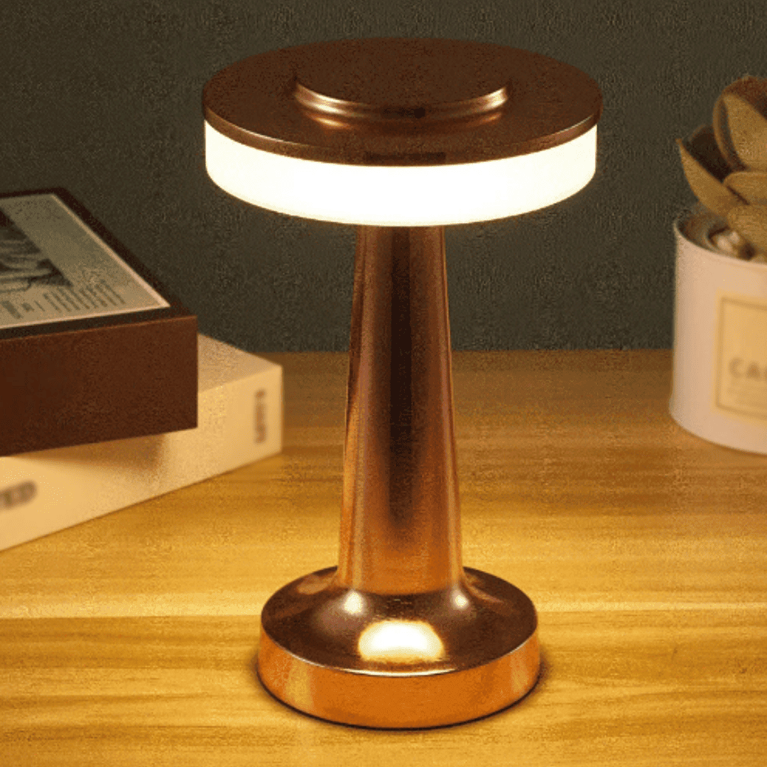 Luminária Led Mesa Retro | Loja Bosque