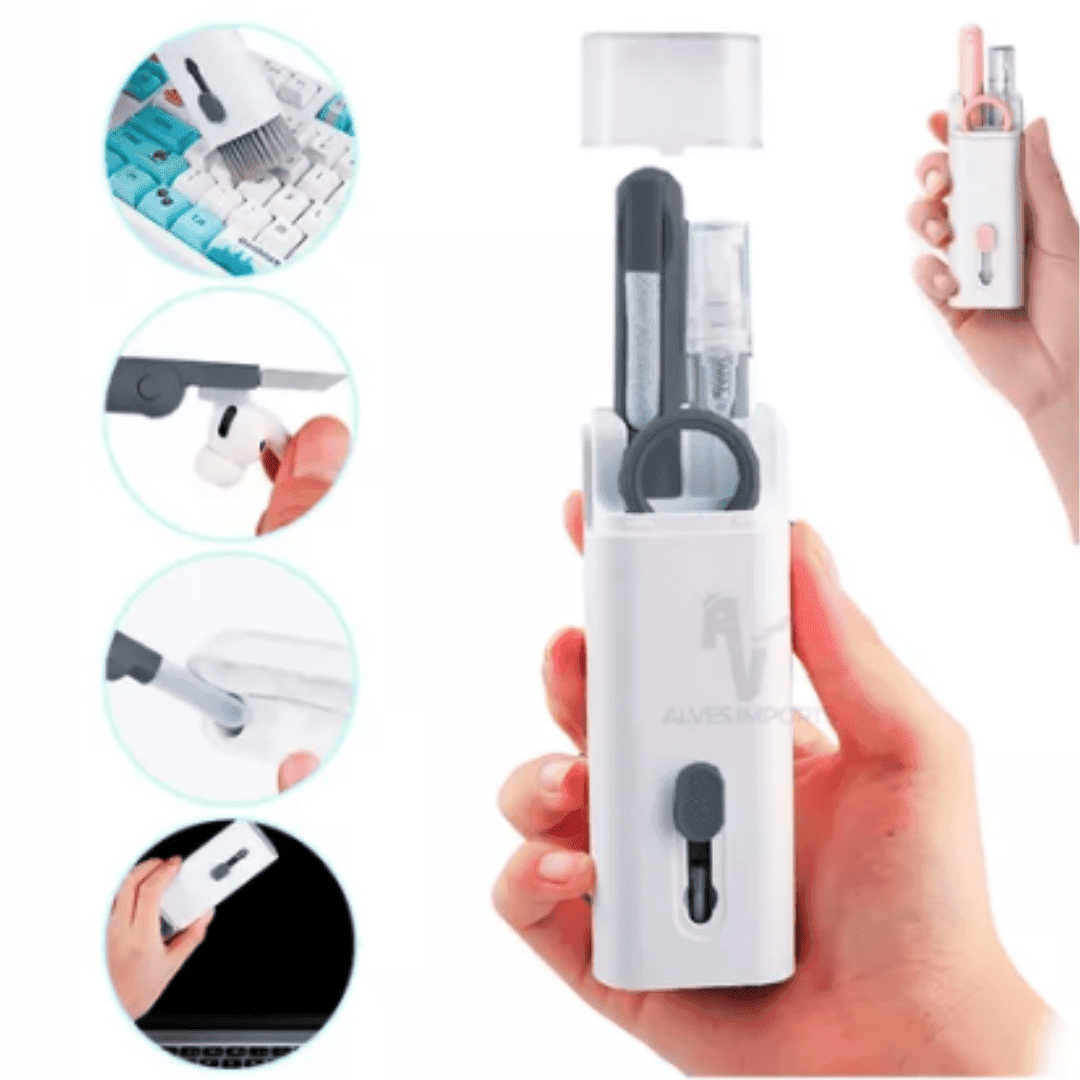 Conjunto de Ferramentas de Limpeza para Fone de Ouvido Laptop Celular Teclado e Airpods Pro | Loja Bosque