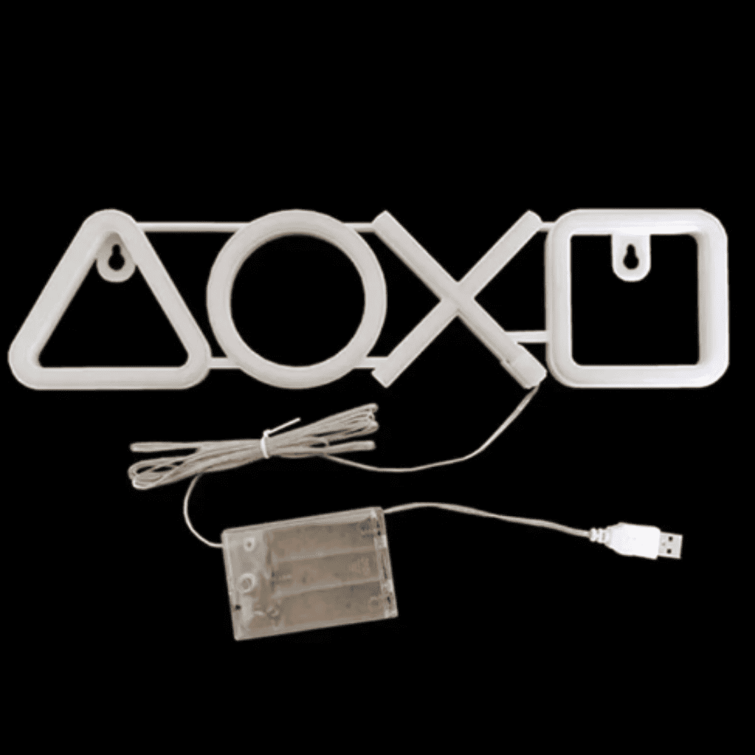 Letreiro Neon Gamer com Interruptor USB GameGlow™  – Decoração Perfeita para Quarto Gamer e Sala de Jogos | Loja Bosque