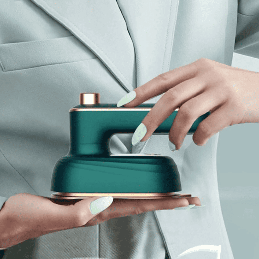 Mini Ferro a Vapor Rotativo Portátil para Viagem Modo Molhado e Seco Gerador de Vapor Duplo | Loja Bosque