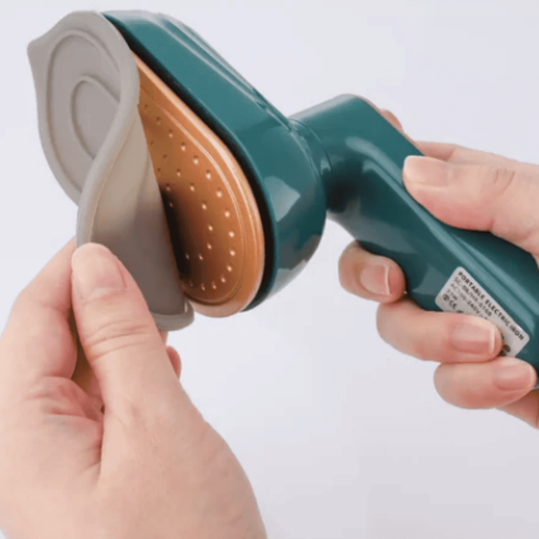 Mini Ferro a Vapor Rotativo Portátil para Viagem Modo Molhado e Seco Gerador de Vapor Duplo | Loja Bosque