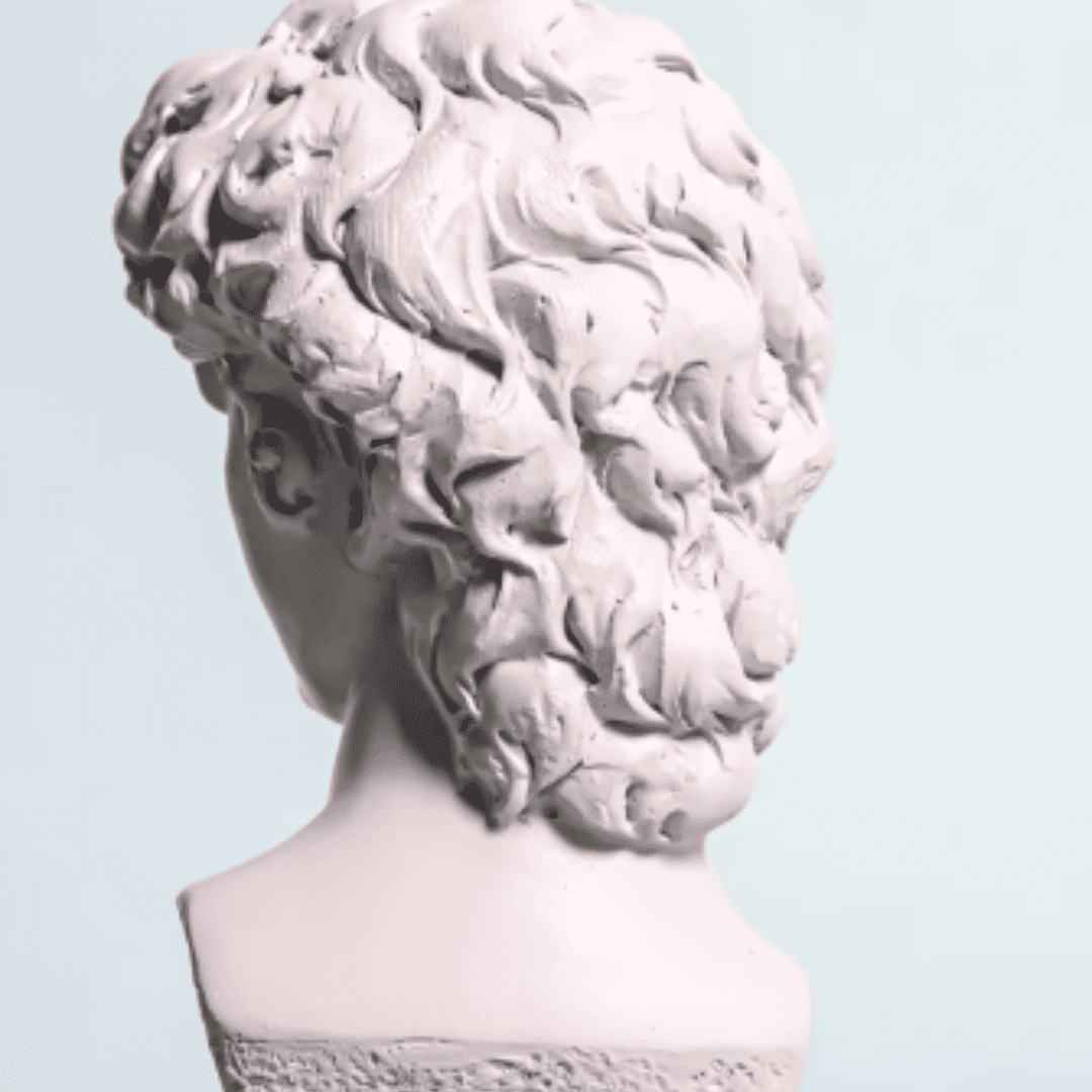 Estátua David com Sorvete – Arte Decorativa Moderna e Divertida | Loja Bosque