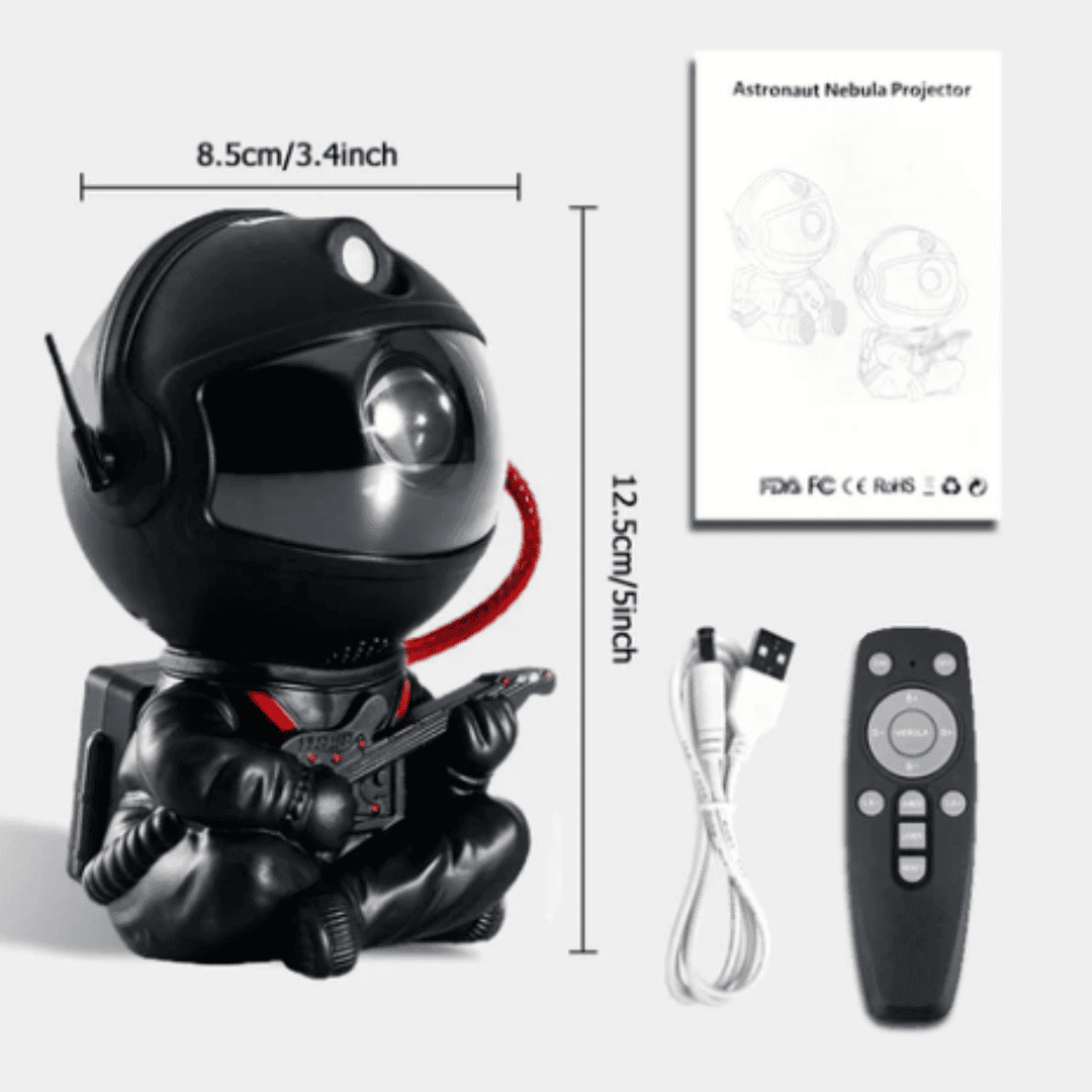 Projetor de Astronauta Espacial -  Galaxy Night Light LED | Loja Bosque