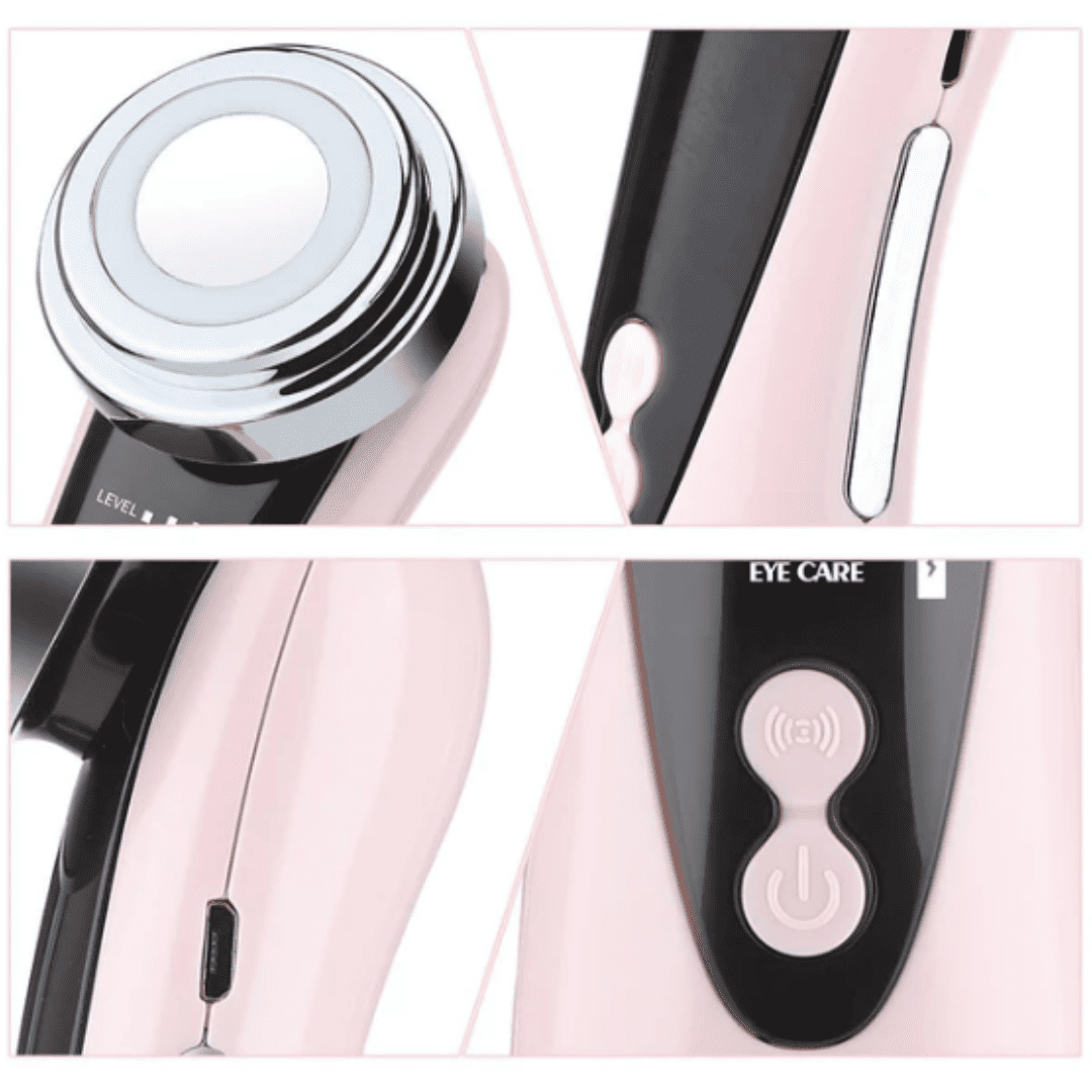 Lifting Facial Antirrugas para Endurecimento da Pele da VitaGlow™ Terapia de Luz LED Viração de Íons Sônicos | Loja Bosque