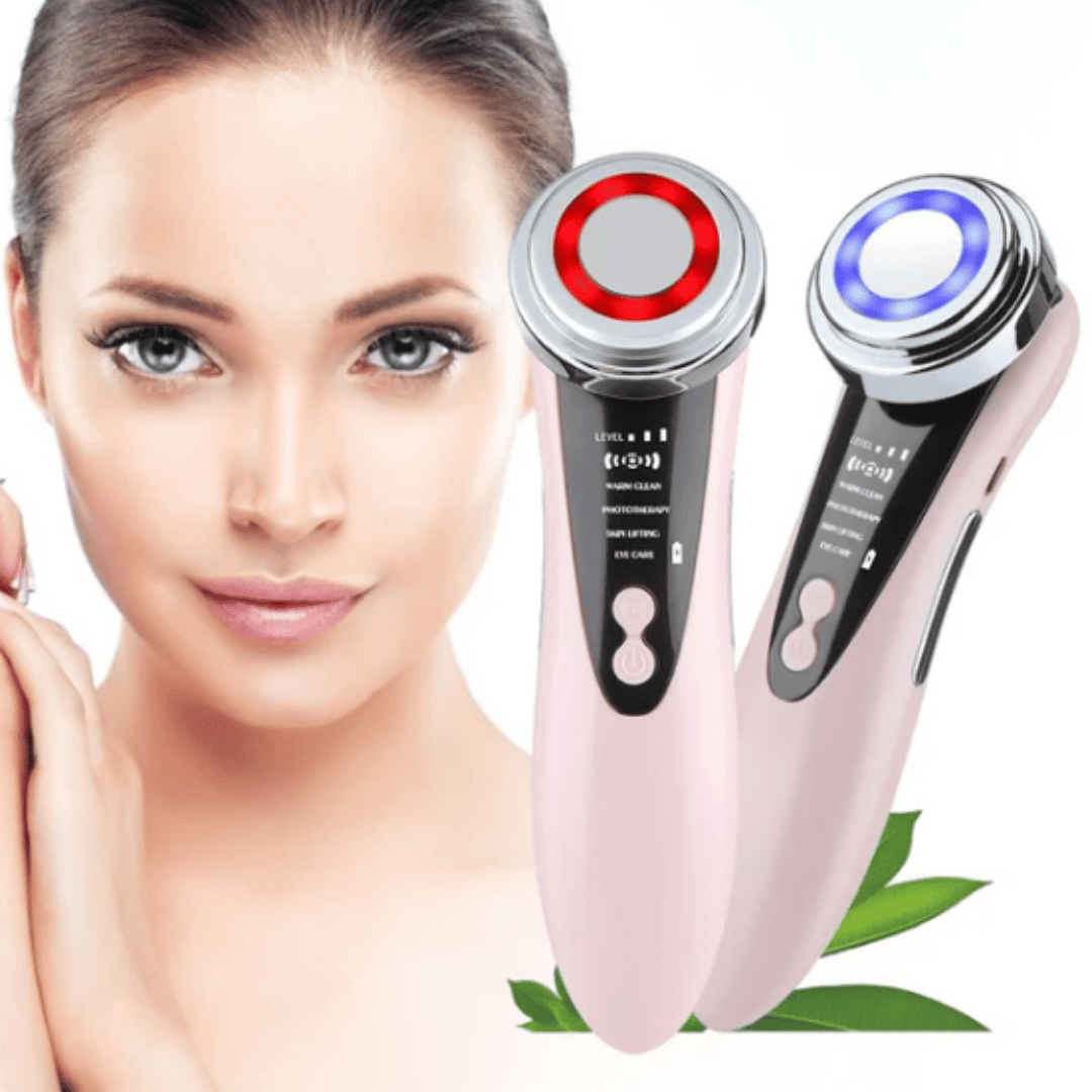 Lifting Facial Antirrugas para Endurecimento da Pele da VitaGlow™ Terapia de Luz LED Viração de Íons Sônicos | Loja Bosque