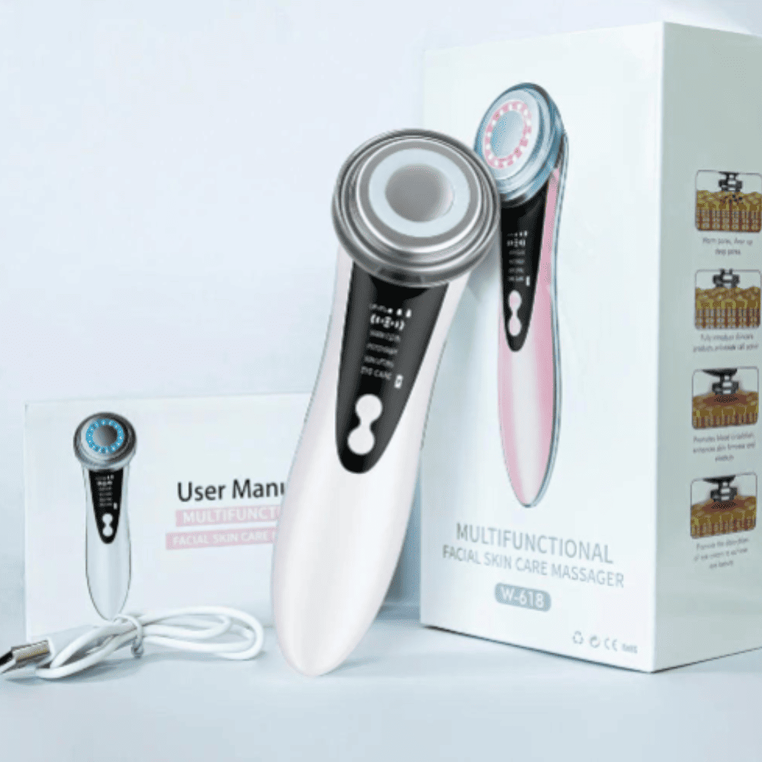 Lifting Facial Antirrugas para Endurecimento da Pele da VitaGlow™ Terapia de Luz LED Viração de Íons Sônicos | Loja Bosque