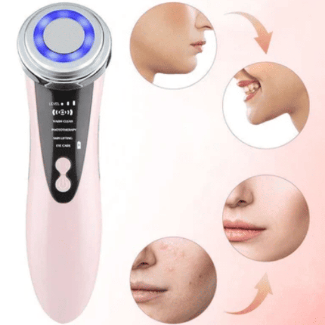Lifting Facial Antirrugas para Endurecimento da Pele da VitaGlow™ Terapia de Luz LED Viração de Íons Sônicos | Loja Bosque