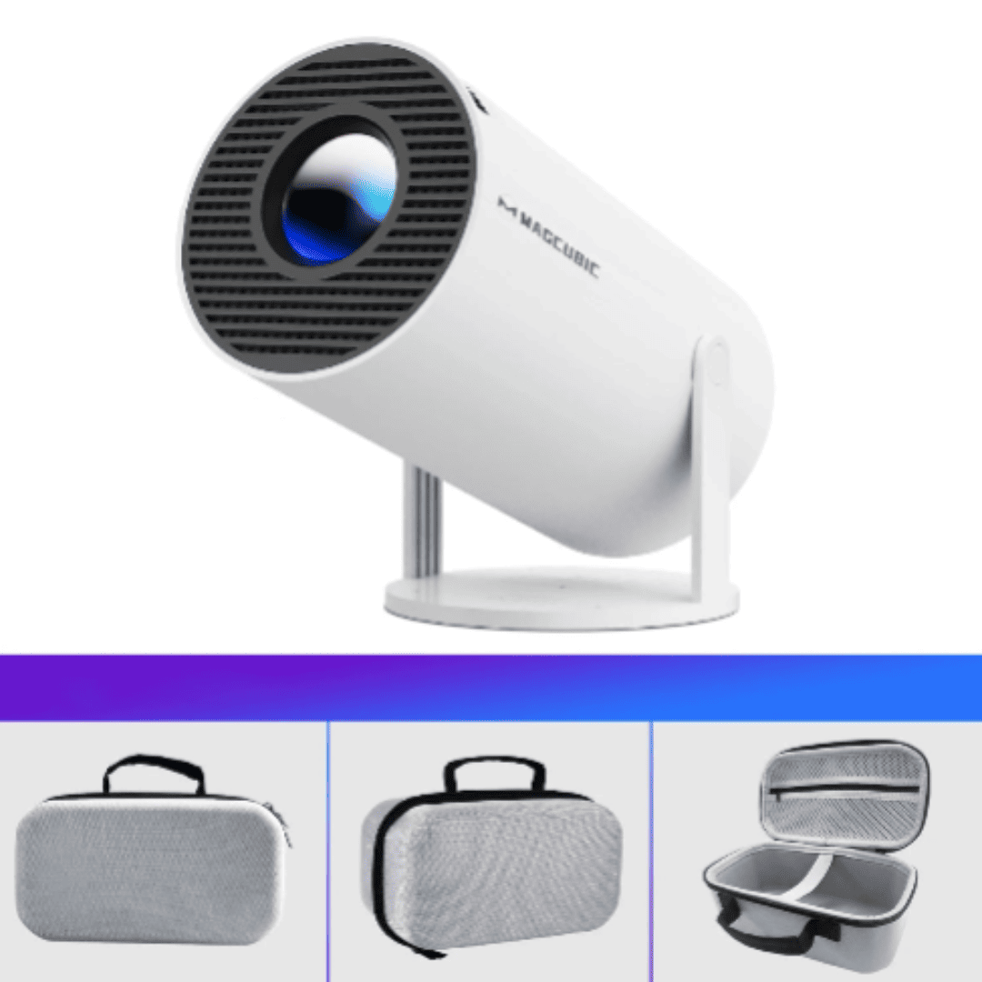 Projetor Portátil Android 11 Smart WiFi 6 Bluetooth 5.0 1080p | Loja Bosque