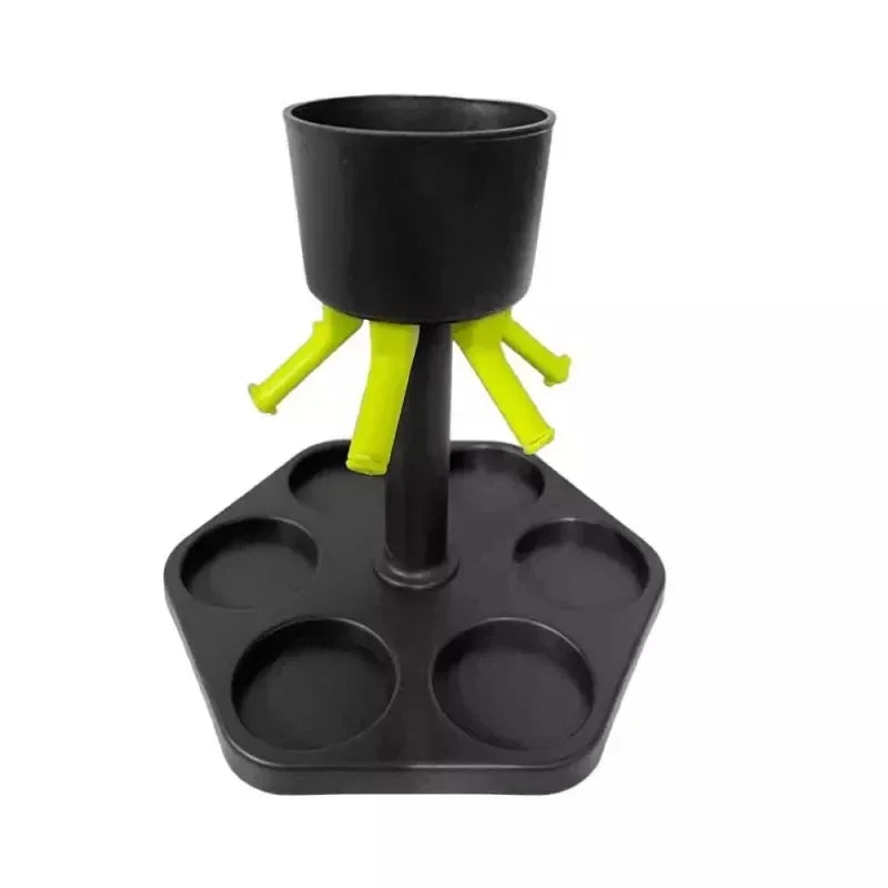 Dispensador de vidro para jogos, 6 copos, vinho, uísque, cerveja, vinho, licor, acessórios de bar, jogos de festa, ferramentas para beber, dispensador de vidro