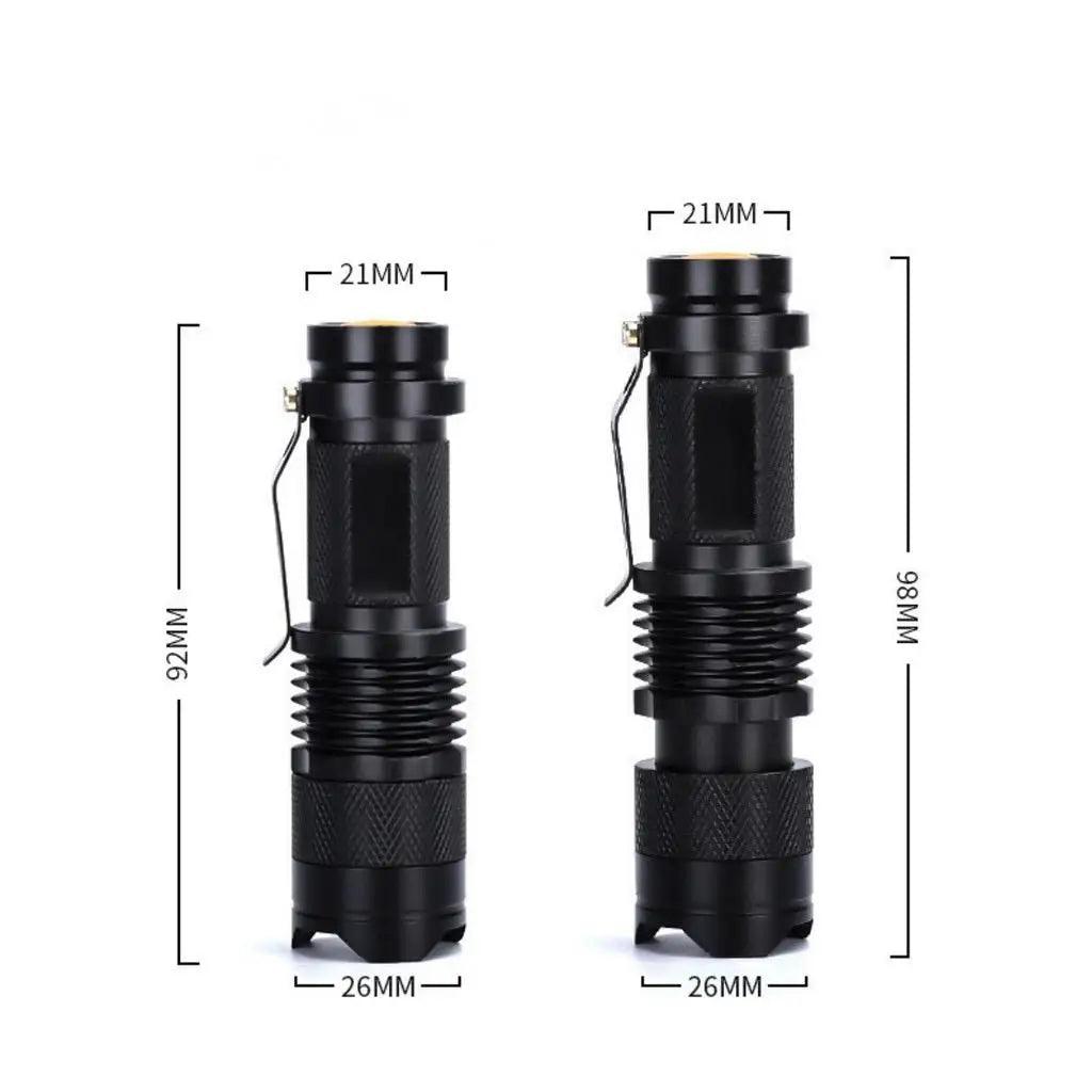 Lanterna Tática Recarregável USB com Iluminação de até 2km | Super LED Zoom - LOJA BOSQUE