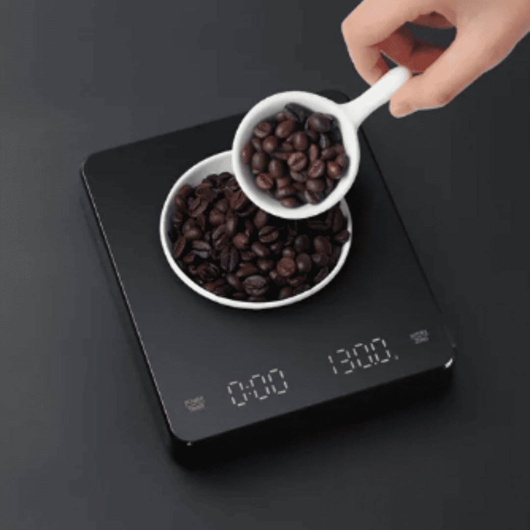 Balança Digital de Café com Temporizador - Alta Precisão 0,1g, Tela LED e Recarga USB | Loja Bosque