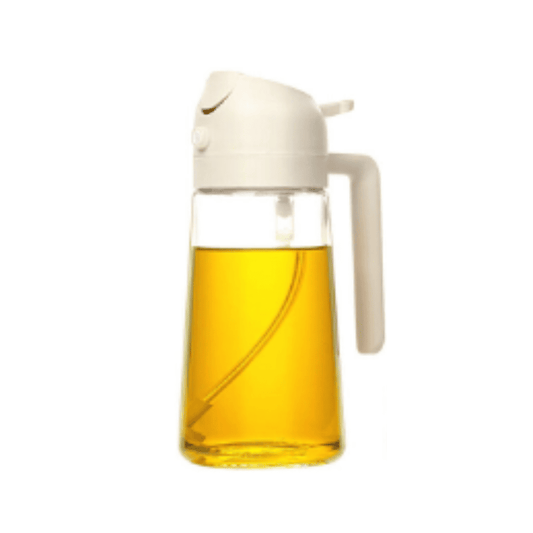 Spray de Óleo em Vidro com Dispensador - Ideal para Cozinha, Churrasco e Piqueniques | Loja Bosque