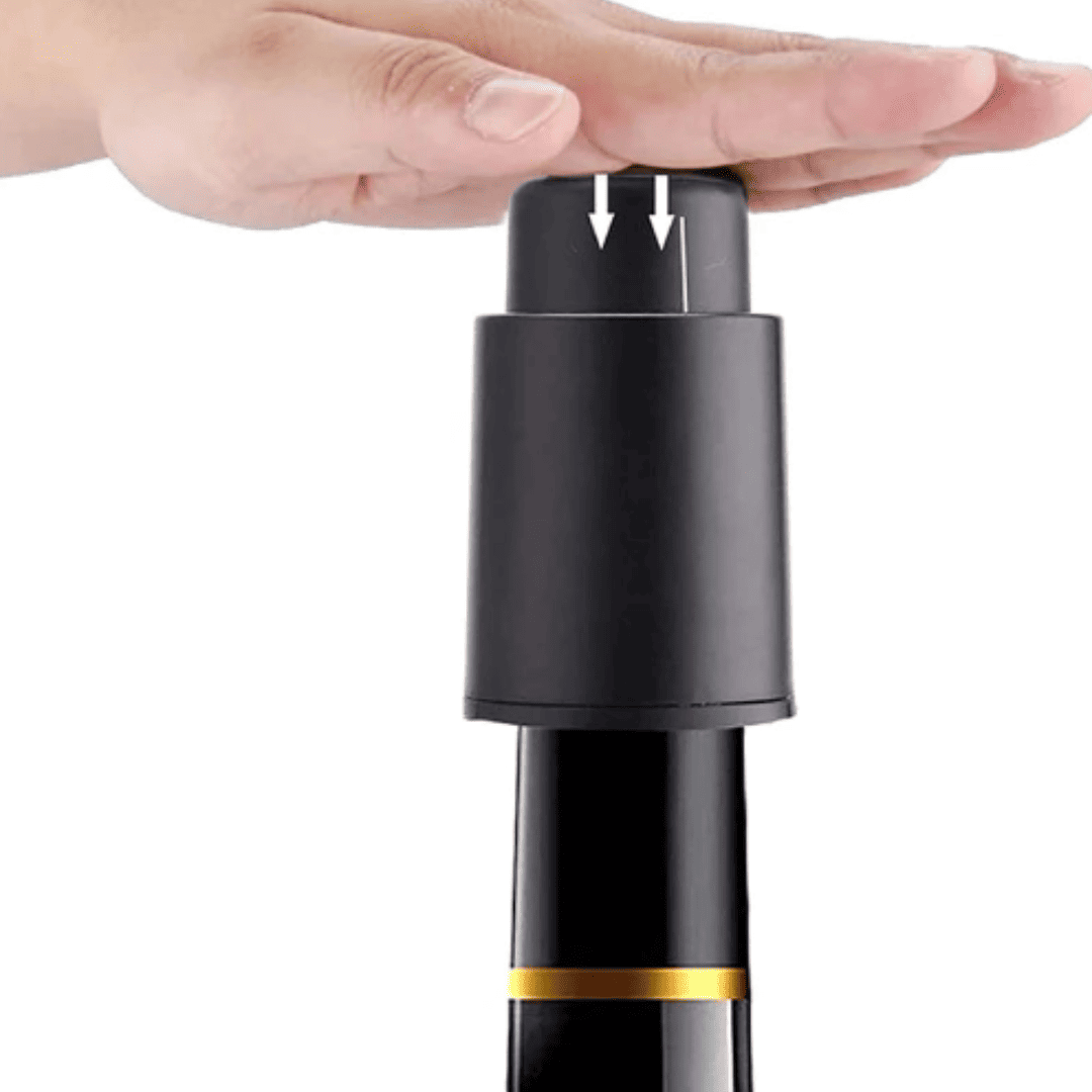 Tampa de Vinho com Selagem a Vácuo para Armazenamento e Preservação | Loja Bosque